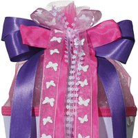 ROTH Schultütenschleife, Purple Rain, lila/pink