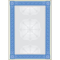 sigel Motiv-Papier Wertpapier, A4, 185 g, Edelkarton, blau – Bild 2