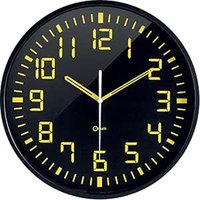 CEP Orium Wanduhr Contrast, Quarzuhr, schwarz/gelb – Bild 2