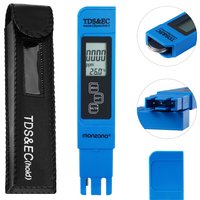 monzana Digitaler Wassertester LCD Anzeige 3in1 TDS - EC- und Temperaturmessgerät