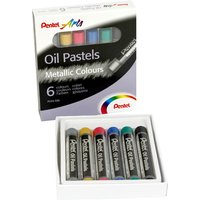 PentelArts Ölpastellkreide PHN-F6, 6er Set, Metallicfarben – Bild 2