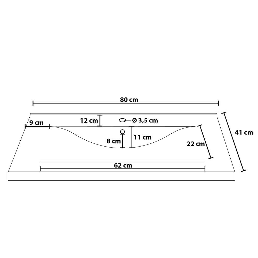 Home Deluxe 4058166164216 Badmöbelset Grau – Bild 6