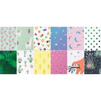 folia Designpapierblock, Hotfoil II, DIN A4, 165g/qm, 12 Bl – Bild 2