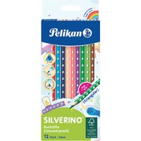 Pelikan Dreikant-Buntstifte SILVERINO dünn, 12er Kartonetui