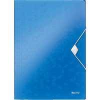LEITZ Eckspannermappe WOW, DIN A4, PP, blau – Bild 2
