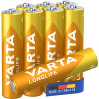 VARTA Alkaline Batterie, Longlife, Micro (AAA)