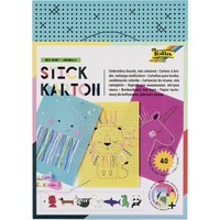 folia Stickkarton, Animals, 175 x 245 mm, bunt bedruckt – Bild 2