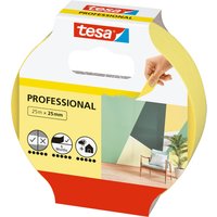 tesa Maler Krepp Precision Indoor Abdeckband, 25 mm x 25 m – Bild 2
