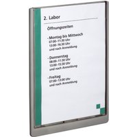 DURABLE Türschild CLICK SIGN, DIN A4, graphit