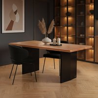 Home Deluxe 4058166441294 Esstisch Schwarz – Bild 2