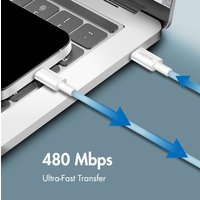 LogiLink USB 2.0 Kabel, USB-C - USB-C Stecker, 0,5 m, blau