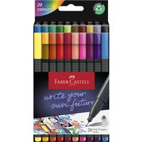 FABER-CASTELL Fineliner GRIP FINEPEN, 20er Kartonetui