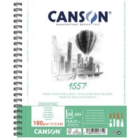 CANSON Zeichenpapierblock 1557, DIN A5, 180 g/qm, 30 Blatt