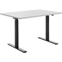 Topstar Sitz-/Steh-Schreibtisch, (B)1.200 mm, schwarz/grau – Bild 2