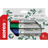 Kores Whiteboard-Marker, ECO XW1, 4er Etui – Bild 2