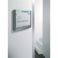 DURABLE Türschild CLICK SIGN, (B)149 x (H)148,5 mm, graphit