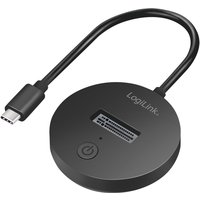 LogiLink USB 3.2 Gen 2 Festplatten Docking Station, schwarz