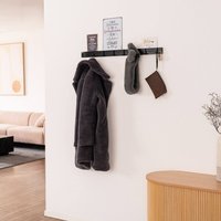 Home Deluxe 4058166273611 Garderobenleiste Schwarz