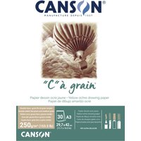 CANSON Zeichenpapierblock, C, à grain Couleur, ocker meliert – Bild 2