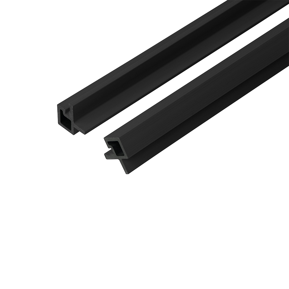 WPC Eckprofil für Fassadenverkleidung SANO Anthrazit - 4er Set – Bild 4