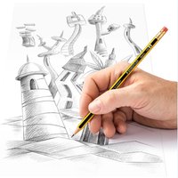 STAEDTLER Bleistift Noris mit Radierer, 72er Köcher