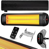 monzana Heizstrahler MZH2501 Schwarz 2500W 90 verstellbar – Bild 2