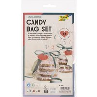folia Bodenbeutel-Set / Candy Bag Set, Floral Christmas