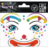 HERMA Face Art Sticker Gesichter, Clown Lotta – Bild 2