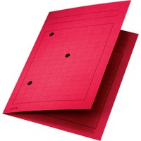 LEITZ Umlaufmappe, DIN A4, Manilakarton 320 g/qm, rot