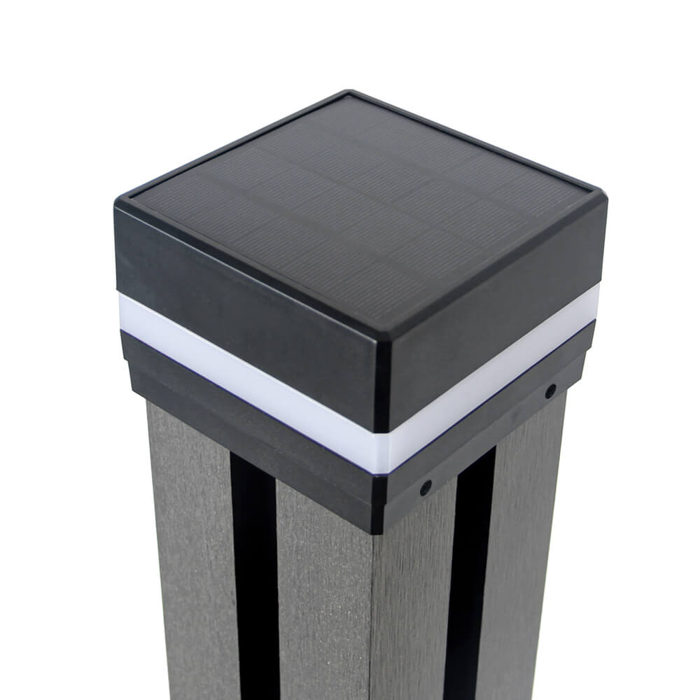 Pfostenabdeckung mit Solar LED Beleuchtung CALLUX COVER - 3er Set – Bild 5