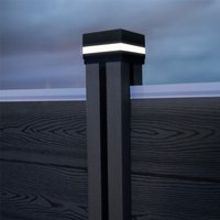 Pfostenabdeckung mit Solar LED Beleuchtung CALLUX COVER - 3er Set