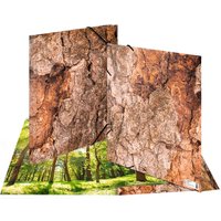 HERMA Eckspannermappe, Nature, DIN A3, Karton, Wood – Bild 2