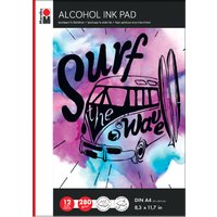 Marabu Spezialpapierblock Alcohol Ink Pad, DIN A4, 280 g/qm – Bild 2