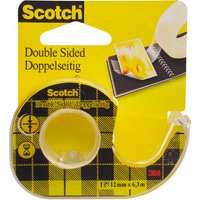 3M Scotch doppelseitiger Klebefilm 665, 12 mm x 6,3 m – Bild 2