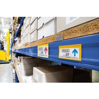 DURABLE Kennzeichnungstasche, magnetisch, DIN A4 quer, gelb