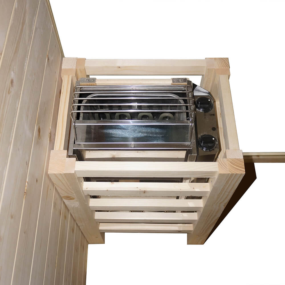 Traditionelle Sauna ARUNA - 130 x 190 cm für 2-3 Personen – Bild 5