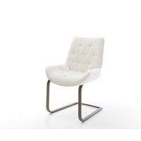 Freischwinger Taimi-Flex Bouclé Soft Beige Freischwinger flach Effektfinish Titan