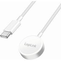 LogiLink Smartwatch-Induktions-Ladekabel für Apple, weiß