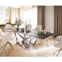 DELIFE Edge Esstisch Laminam Braun – Bild 2