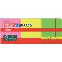 tesa Neon Notes Haftnotizen, 75 x 75 mm, 3-farbig – Bild 2