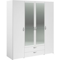Parisot Kinder-Drehtürenschrank Daily 3 160 x 185 cm weiß – Bild 2