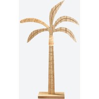 Deko-Palme aus Holz, ca. 34x20x5 cm