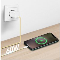 LogiLink USB 2.0 Kabel, USB-A - USB-C Stecker, 1,0 m, gelb