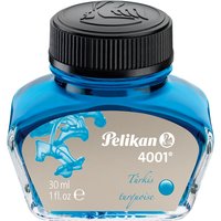 Pelikan Tinte 4001 im Glas, türkis, Inhalt: 30 ml – Bild 2