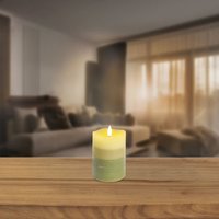 LED-Echtwachskerze mit Timerfunktion
