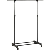 UNiLUX Kleiderständer EXTEND, schwarz/chrom
