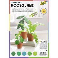 folia Moosgummi, (B)200 x (H)290 mm, TON IN TON MIX grün – Bild 2