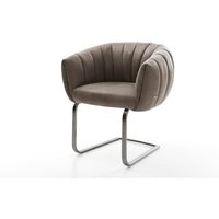 DELIFE Jada-Flex Freischwinger Taupe – Bild 2