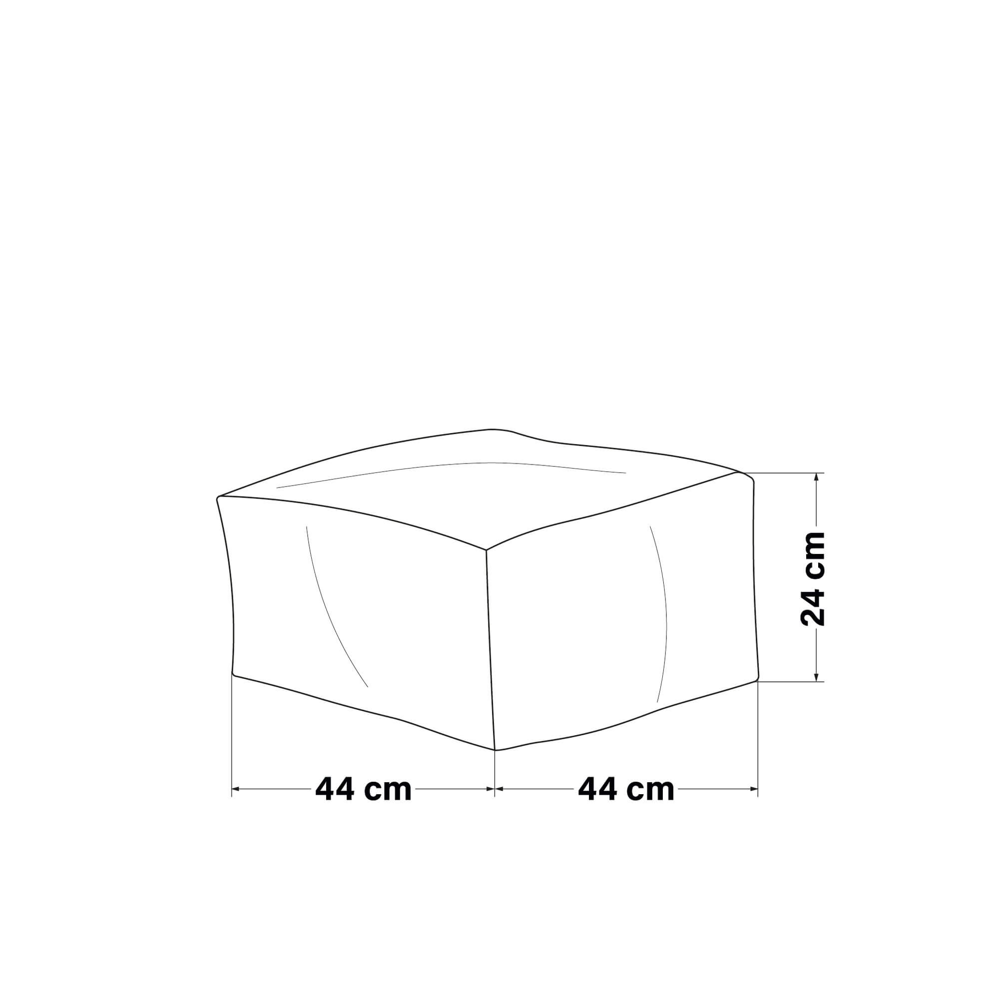 Home Deluxe 4058166265838 Sitzsack Hocker – Bild 3