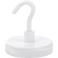 pavo Hakenmagnet, weiß, Durchmesser: 25 mm, 3er Pack